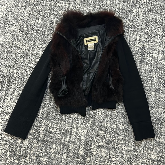 Plein Sud Jackets & Blazers - Plein sud fur coat